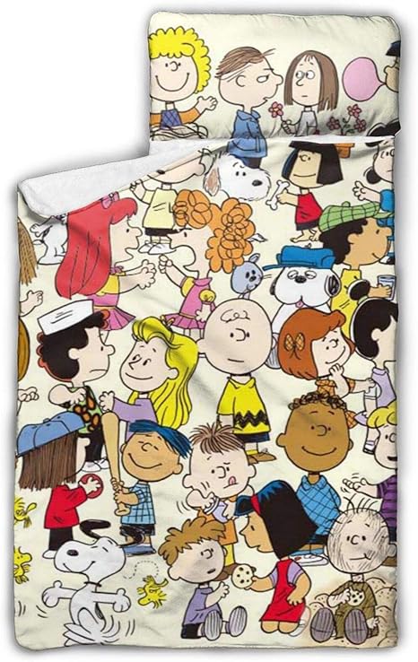 Amazon チャーリーブラウン 1 毛布 枕付き 掛け布団スリーピングバッグ フランネル 子供用 ブランケット トラベルシーツ キッズ 寝袋型の 毛布 布団 軽量 保温 多機能 登山 四季 旅行 折りたたみ式収納 ブランケット 毛布 オンライン通販