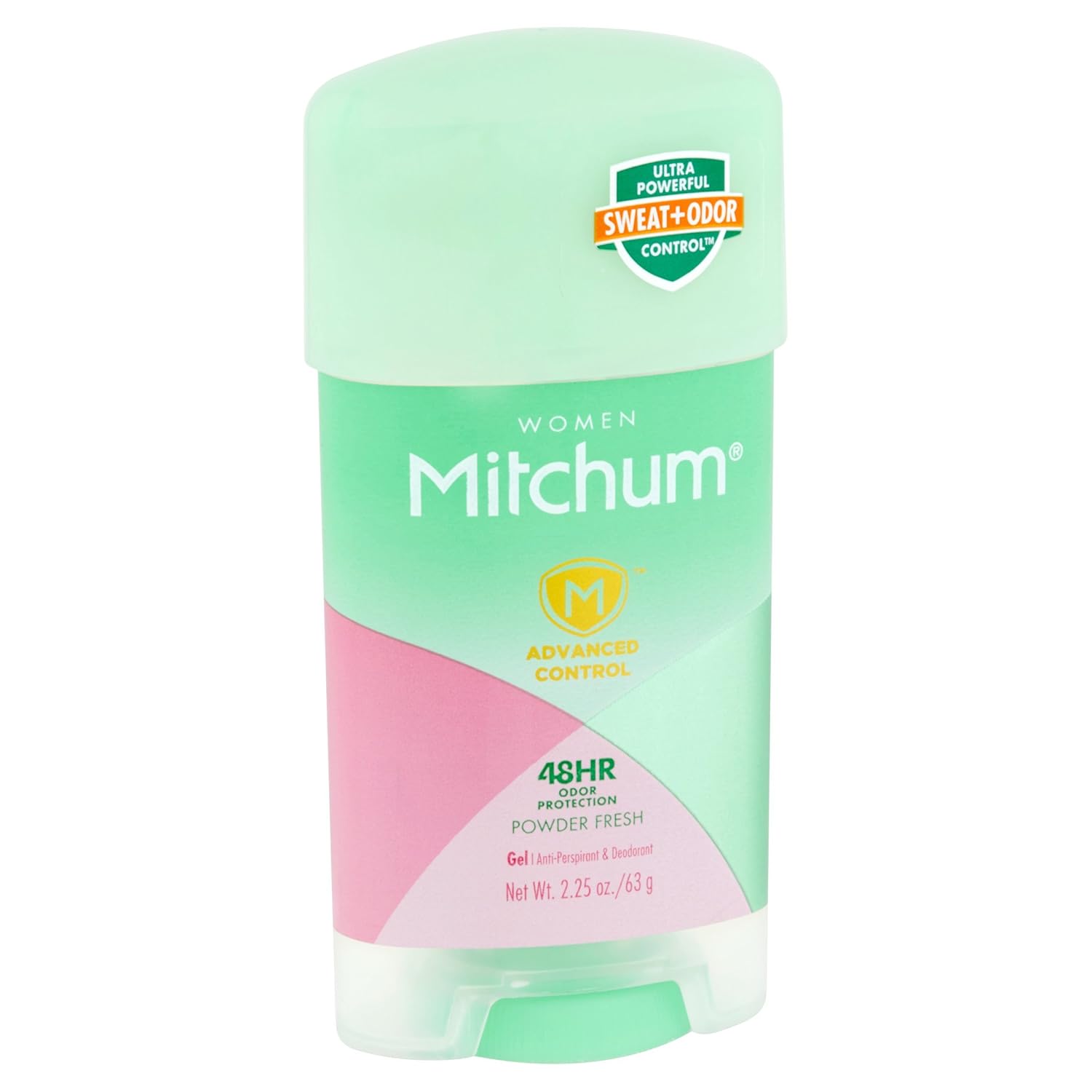 Mitchum For Women Power Gel Anti-Perspirant Deodorant Powder Fresh 2.25 oz (Pack of 5)