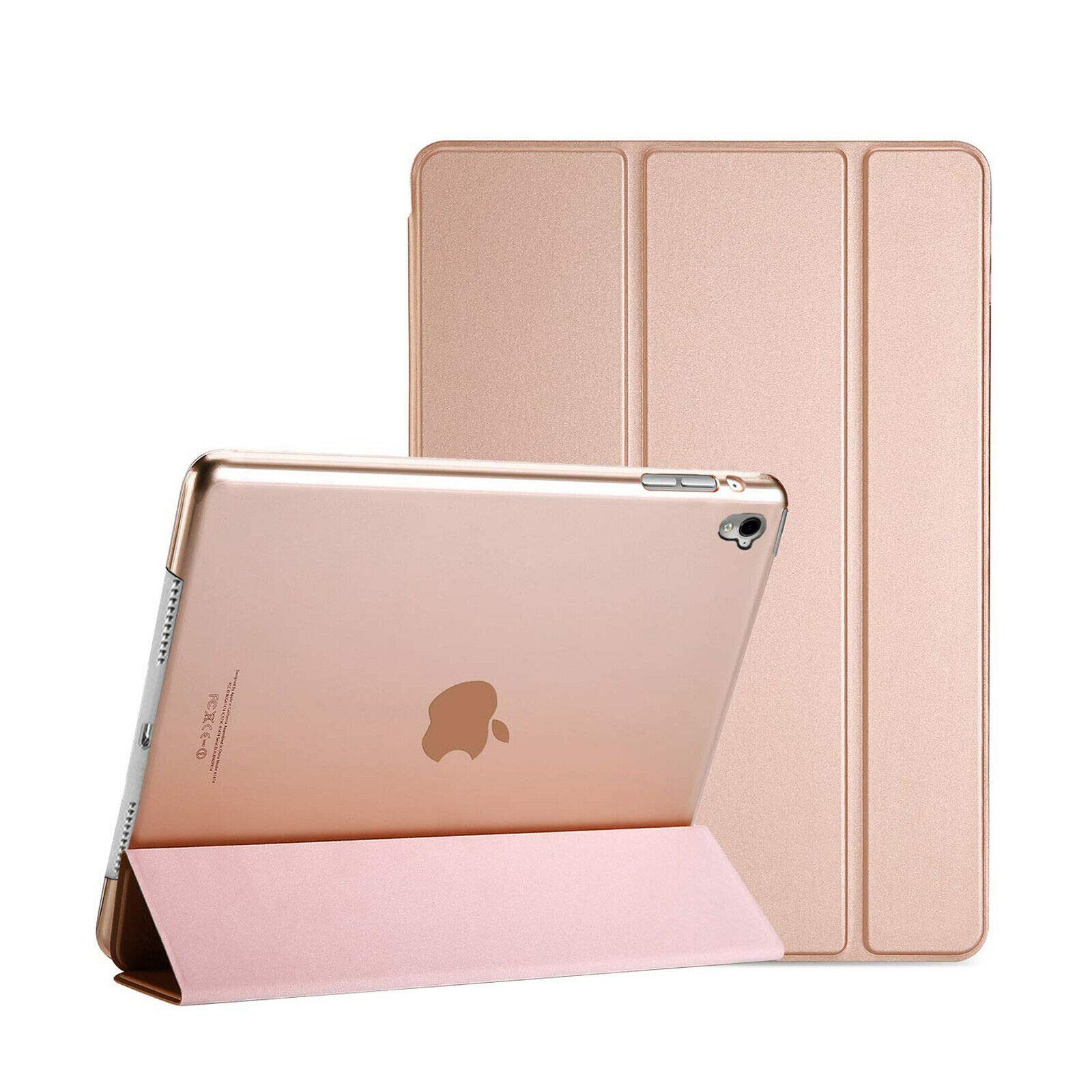 Magnetic Smart Case for iPad Mini 5th Genenration (2019) A2124, A2126, A2133 and iPad Minie 4 (2015) A1538, A1550 Auto Sleep Wake Function (Rose Gold)