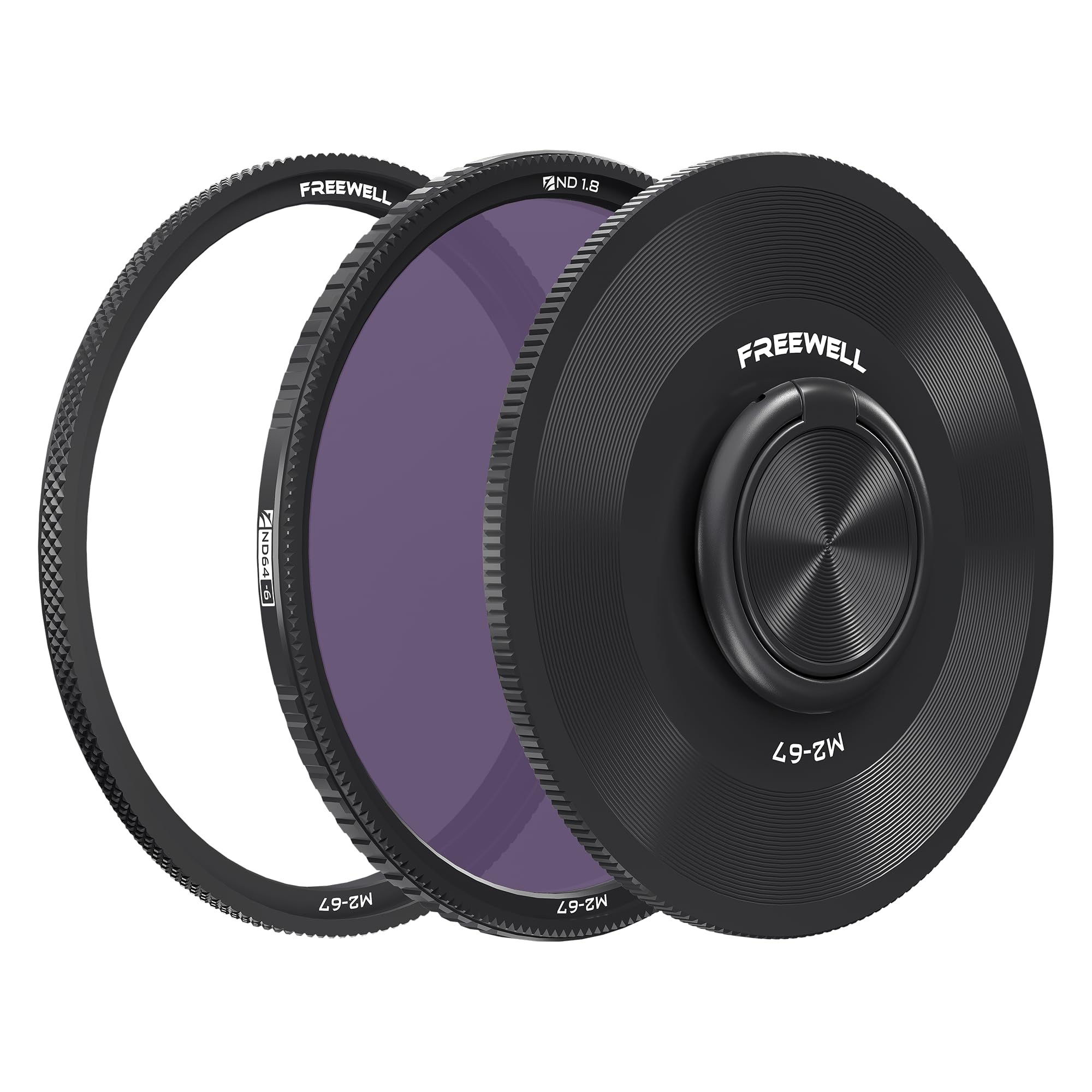 Freewell 67mm Natural Density ND64 (6 f-stops) ND1.8Camera Filter Compatible with M2 Series