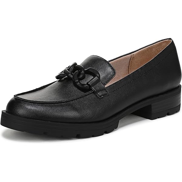 Amazon.com | Guess Women's Shuttle Loafer, Black Leather 001, 6
