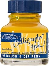 Winsor & Newton Calligraphy Ink Bottle 30 ml Winsor Yellow