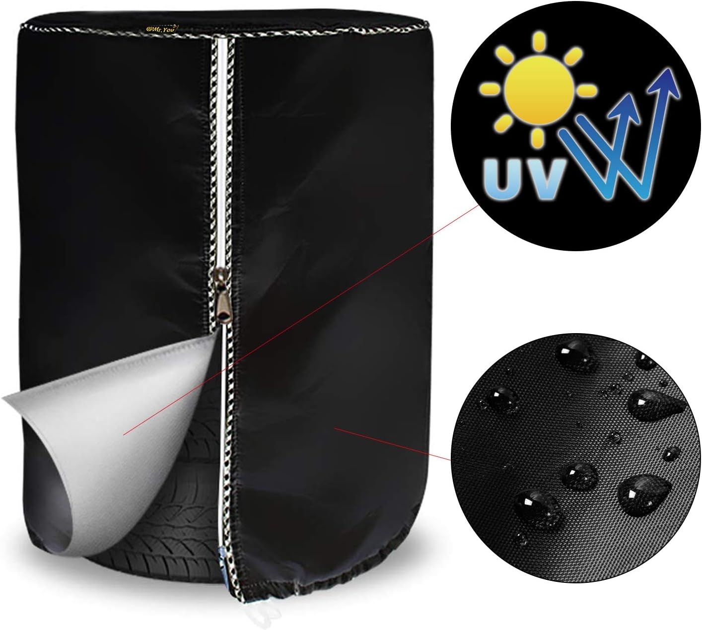 Mr Tire Storage Covers&Tyre Storage Bag Large TireHide Seasonal Tire