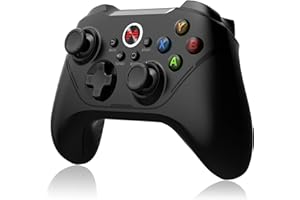 BEITONG Asura 2 Pro PC Game Controller Wireless Gamepad Joystick Hall Effect Trigger For Windows 7 8 10 11,Android TV,Steam,Tesla,Simulator,with Programmable M Buttons (Black)