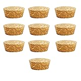10Pcs Tapered Cork Plugs Wooden Wine Corks Stoppers