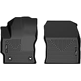 Husky Liners X-act Contour Floor Mats | Fits 2022-2026 Toyota Corolla Cross (Front Wheel Drive Only) | Front Row, 2-pc Black - 50701