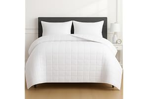 HOMESMART PRODUCTS HomeSmart California King Weighted Blanket 30 lbs, Extra Large Heavy Blanket, Soft Breathable Fabric, Also Fits California King Beds, White