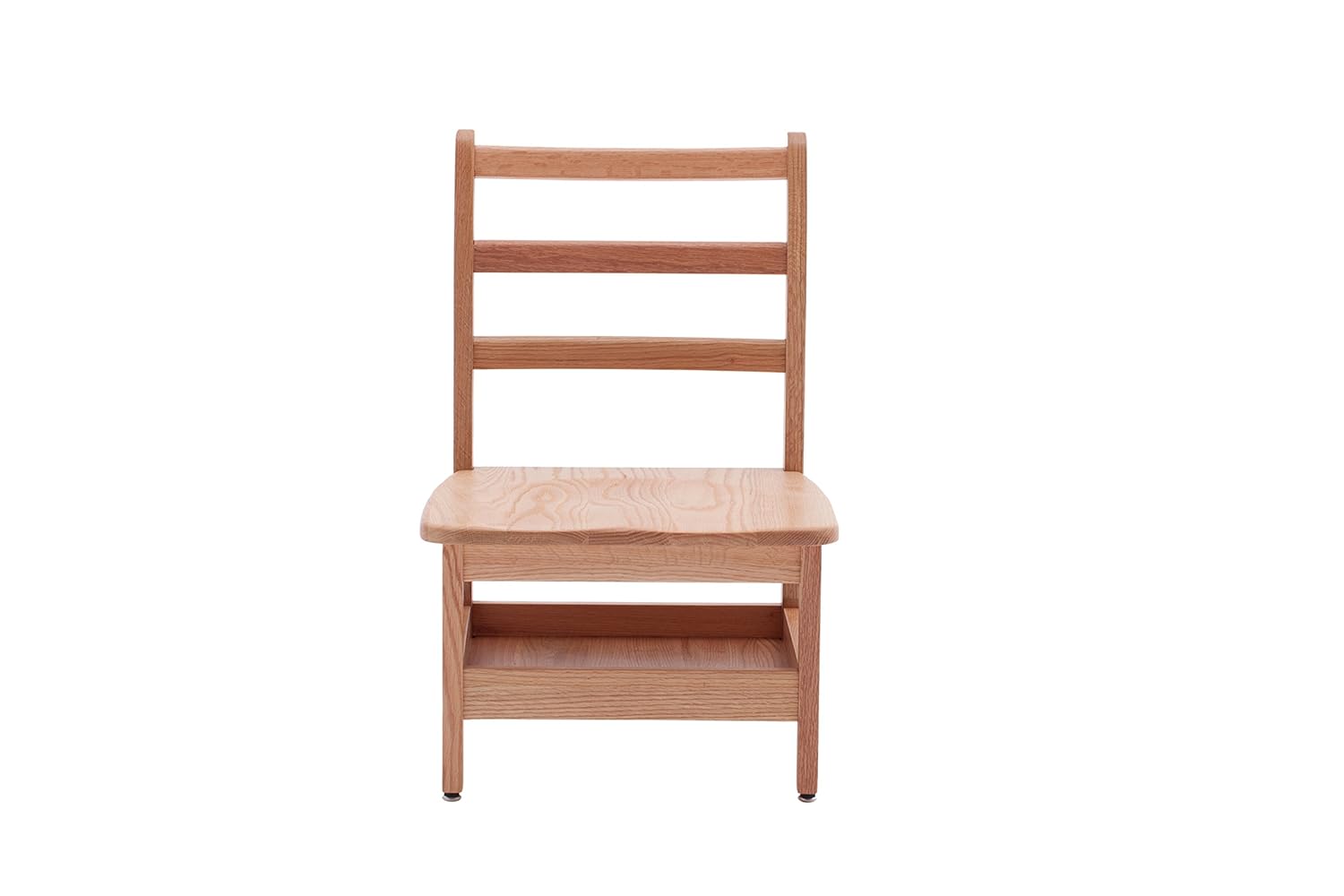 ECR4Kids - ELR-15343 12" North American Oak Ladderback Wood Teacher Chair (2-Pack): Industrial & Scientific