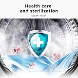 TCL 6kg Front Load Washer Ultra Slim 1000rpm Steam Care Anti-Bacteria view 4