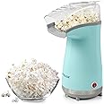 Nostalgia 16 Cup Hot Air Popcorn Maker | Makes Hot, Healthy Popcorn, No Oil Needed | Measuring Cap for Kernels Included | Stainless Steel |Aqua