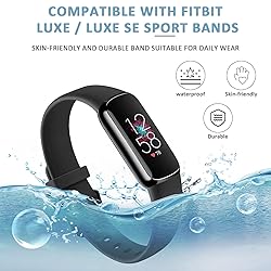 Fitbit Luxe Bands 3 Pack - Soft Silicone Wristband