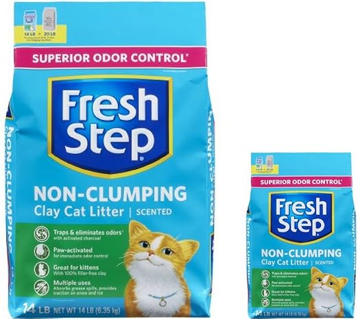 fresh step cat litter non clumping