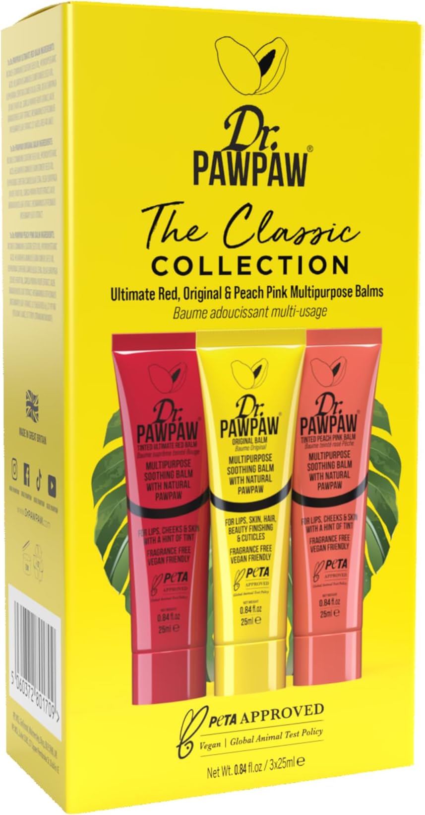 Dr. PAWPAW The Classic Collection 3 x 25ml Original Balm Set