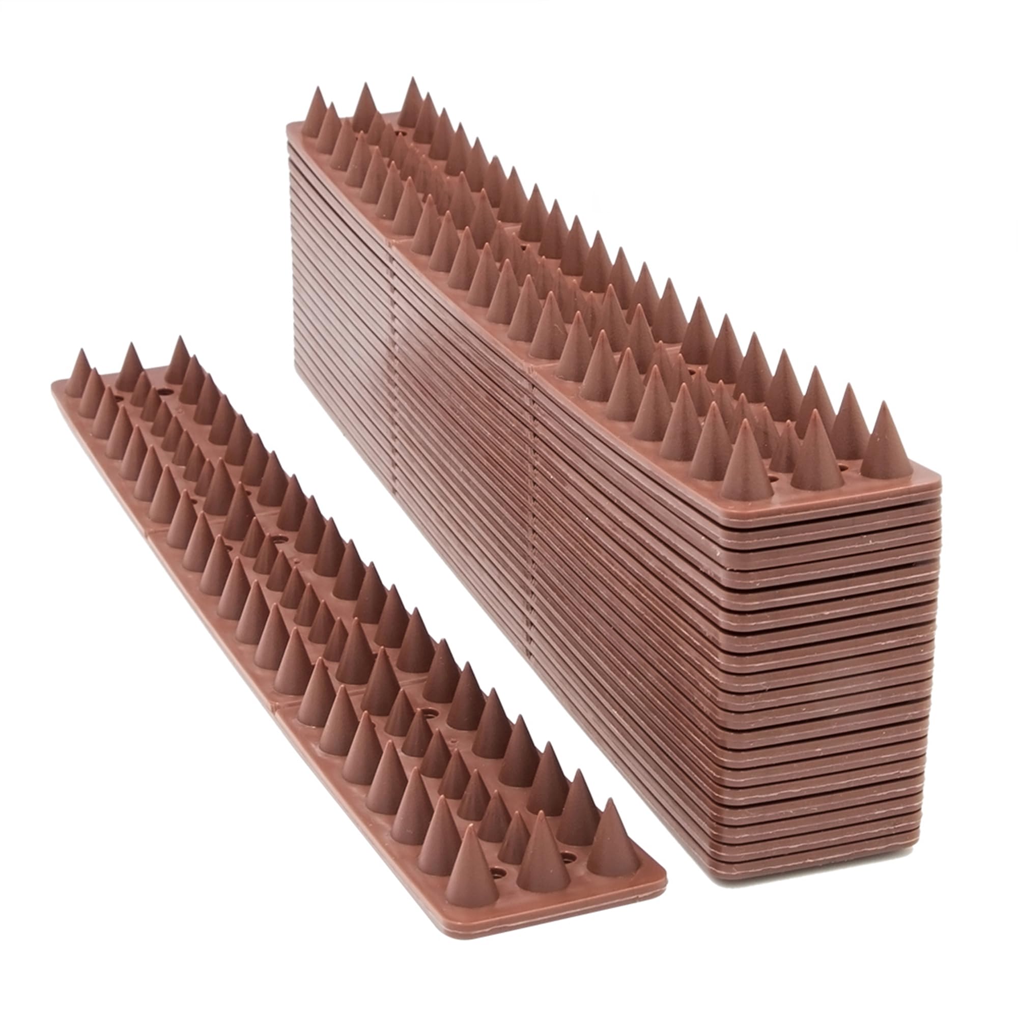 Photo 1 of 20 Pack 20 Ft Bird Spikes Defender Cats Scare Spikes, Critters Anti-Climbing Protect Fence Walls, Railing, Walls and Roof