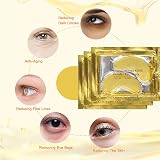 IFUDOIT Premium Crystal 24K Gold Gel Collagen Eye Mask 25 Pairs view 3