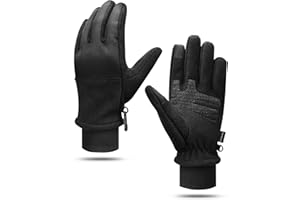 OnWander Winter Warm Gloves for Women - Daily Life Snow Windproof Soft Fleece Lining - Touchscreen Thermal Gloves for Men