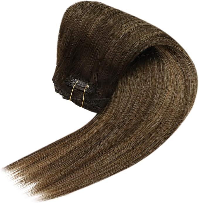 Sunny Balayage Extension Capelli Veri Clip Remy Full Head Extension