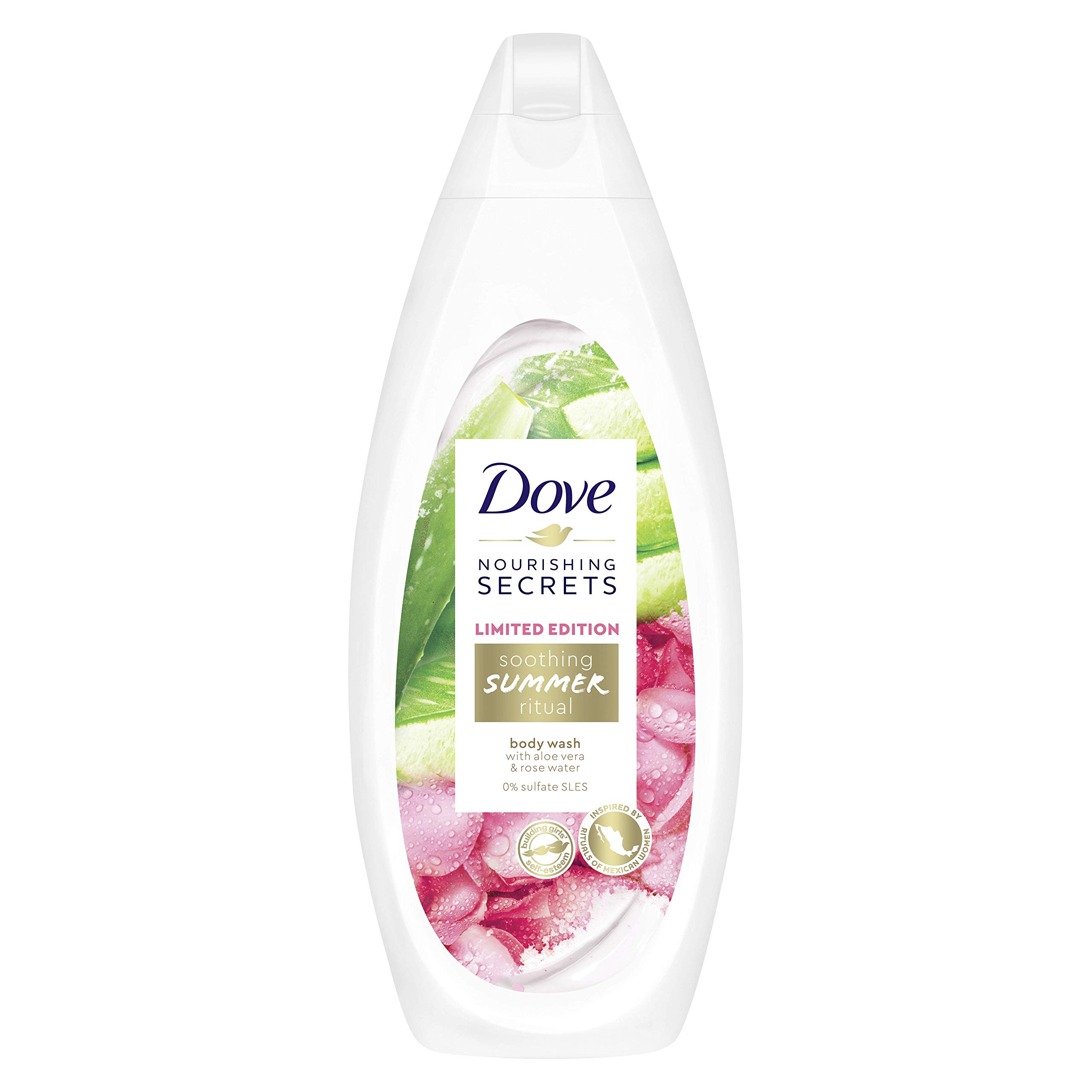 Dove Nourishing Secrets Refreshing Summer Ritual Limited Edition with Aloe Vera and Rosewater Fragrance, 250 ml