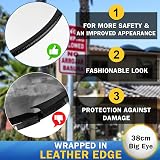 moveland 38 cm Convex Mirror Adjustable Acrylic Traffic Mirror 160 Degree view 3