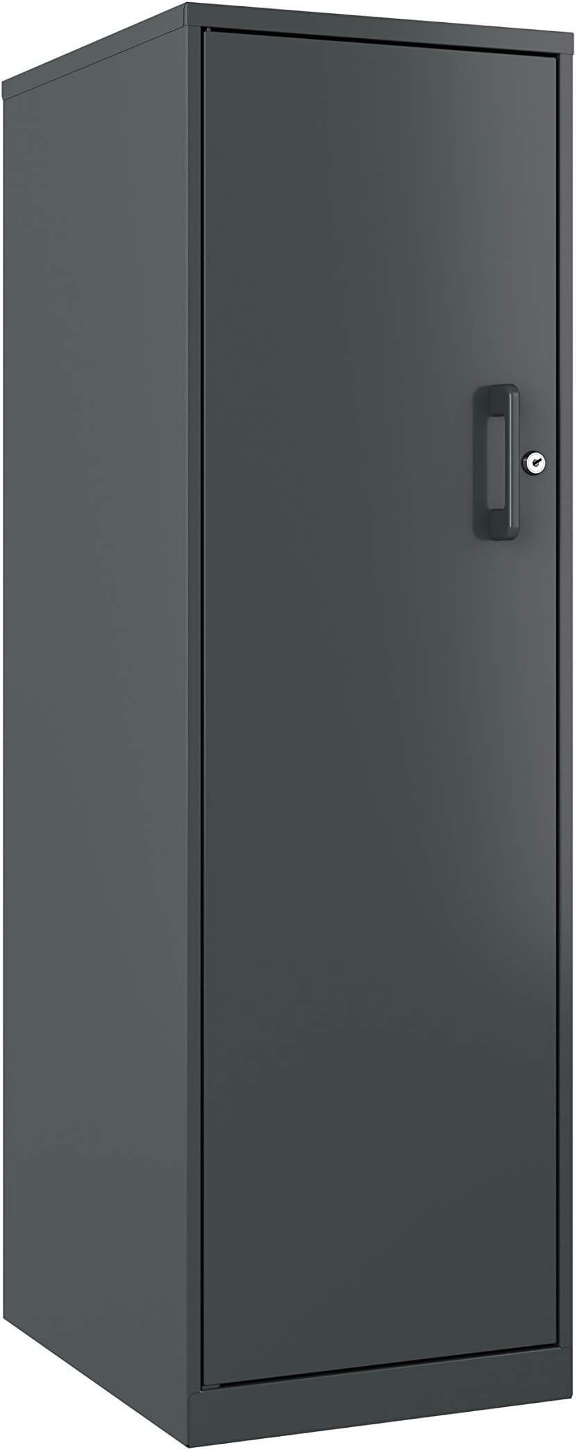 Office Dimensions Personal Cabinet, 4 Shelf, Charcoal