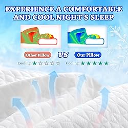 HARBOREST Ice Cube Cooling Pillow for Side Sleepers