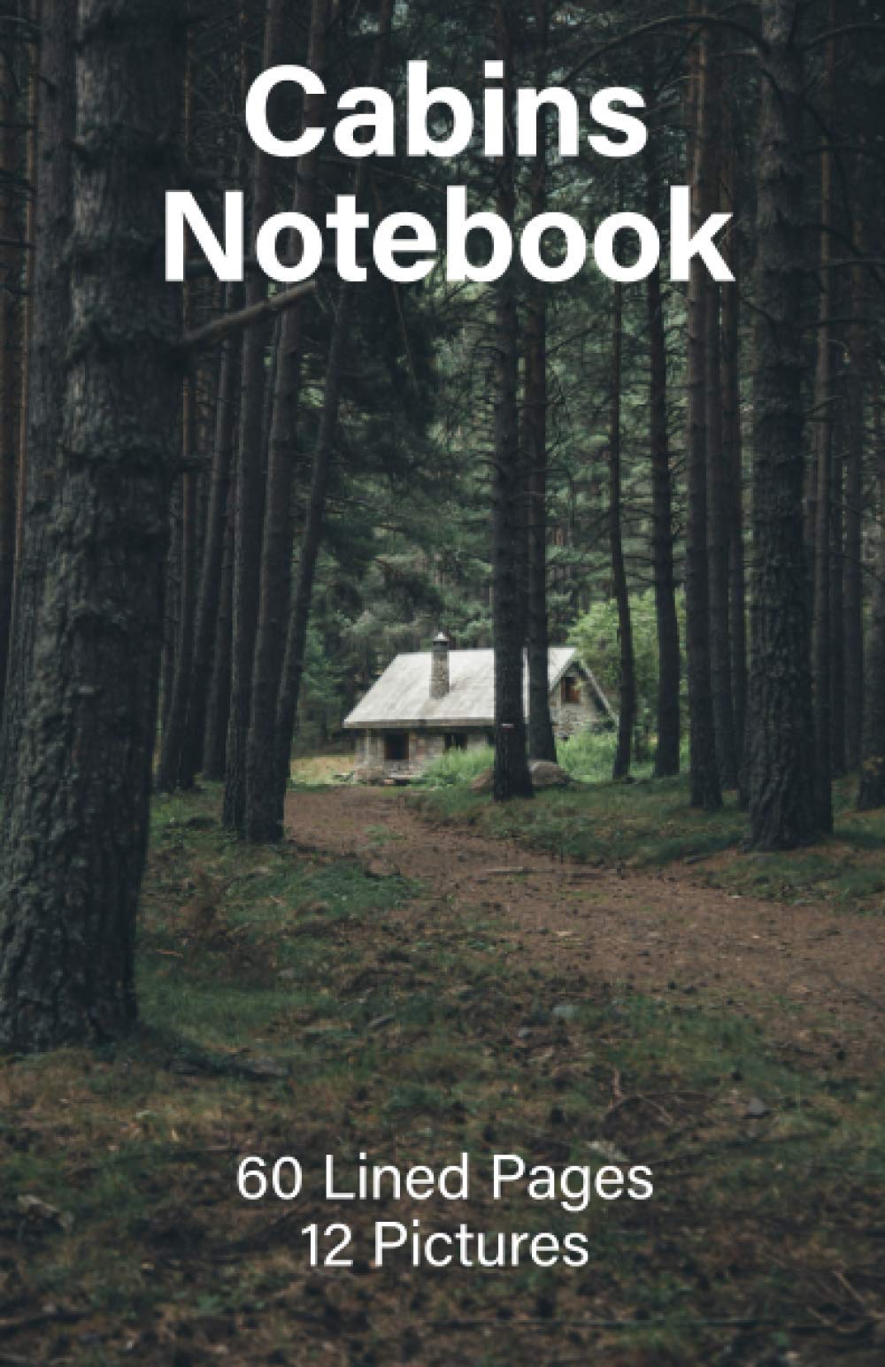 Cabins Notebook: 60 Lined Pages and 12 Cabin Pictures (Cason Notebooks)