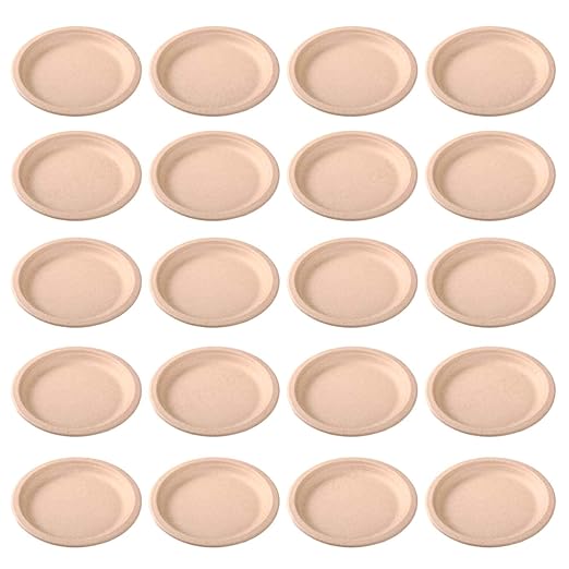 PRINDIY Platos Desechables de 9 Pulgadas Placa compostable ...