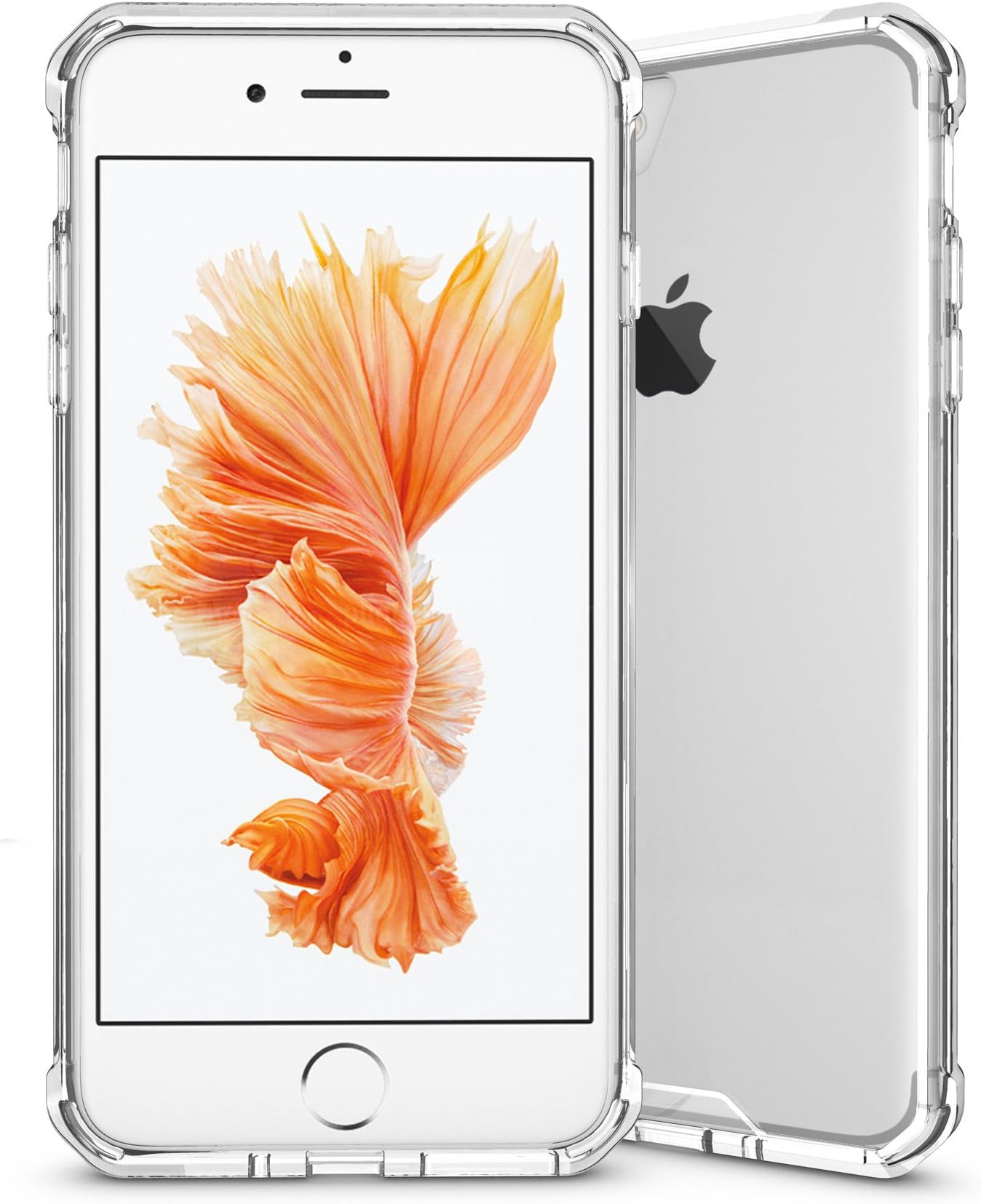 iPhone 7 Case, iPhone 8 Case ITAMO Armor Transparent Clear TPU Frame Shockproof Protective Case Scratch Resistant Fit Thin and Slim PC Hard Panel for Apple iPhone 7 4.7 inch (Glear)
