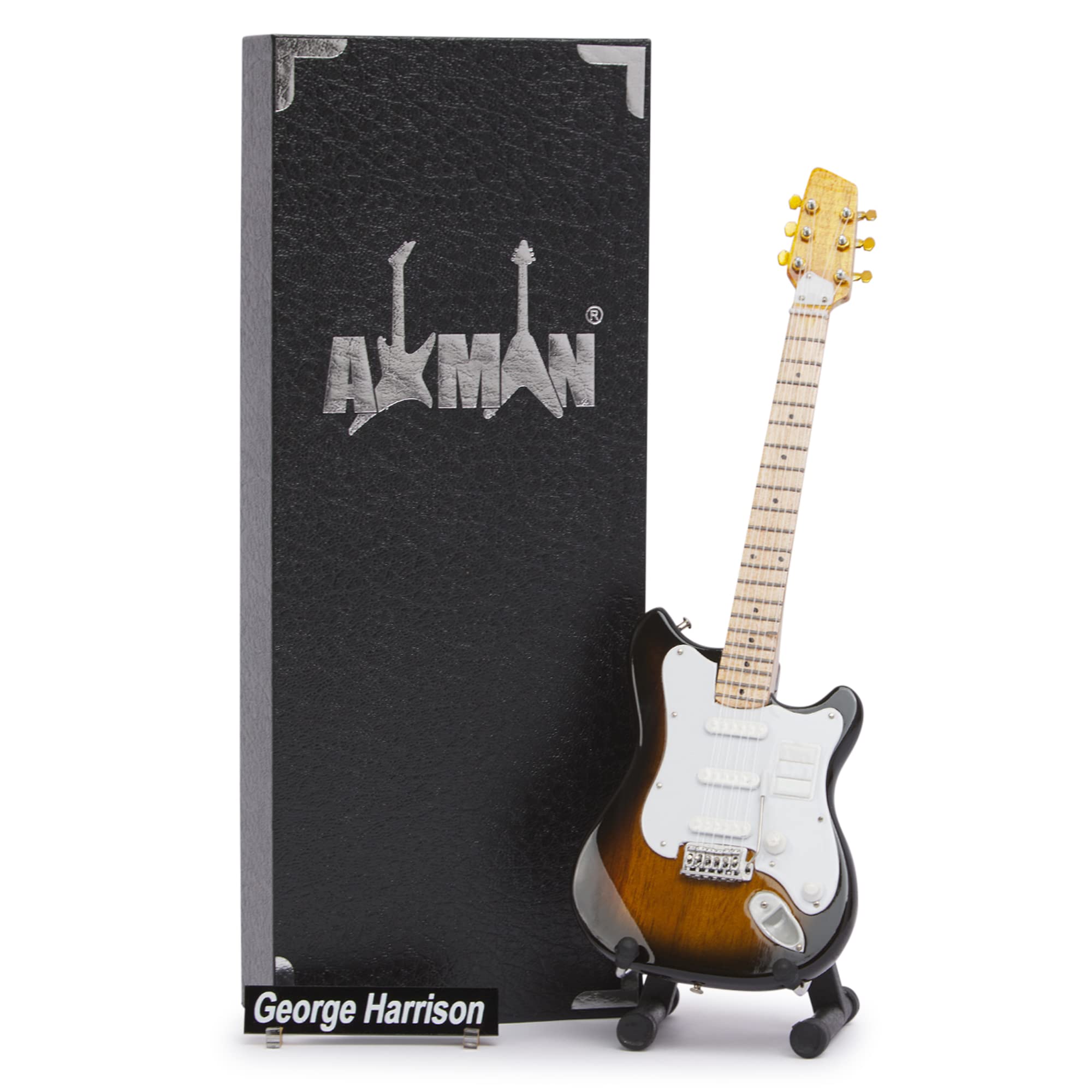 Axman George H Miniature Guitar Replica - Music Gifts - Handmade Ornamental 1/4