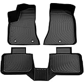 Cartist Custom Fit for Floor Mats 2011-2023 Dodge Charger RWD/Chrysler 300 RWD (NOT for AWD) All Weather Floor Liners 2 Row Heavy Duty TPE Odorless
