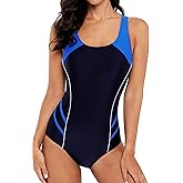 beautyin Women One Piece Athletic Lap Swimming Competition Racing Swimsuit