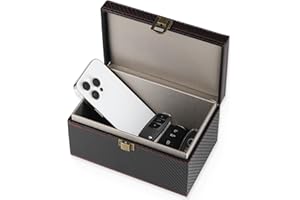 Amiss Faraday Box Signal Blocking Box for Car Key, Faraday Key Fob Protector RFID Blocking Cages, Keyless Entry Car Protector Faraday Box - Large