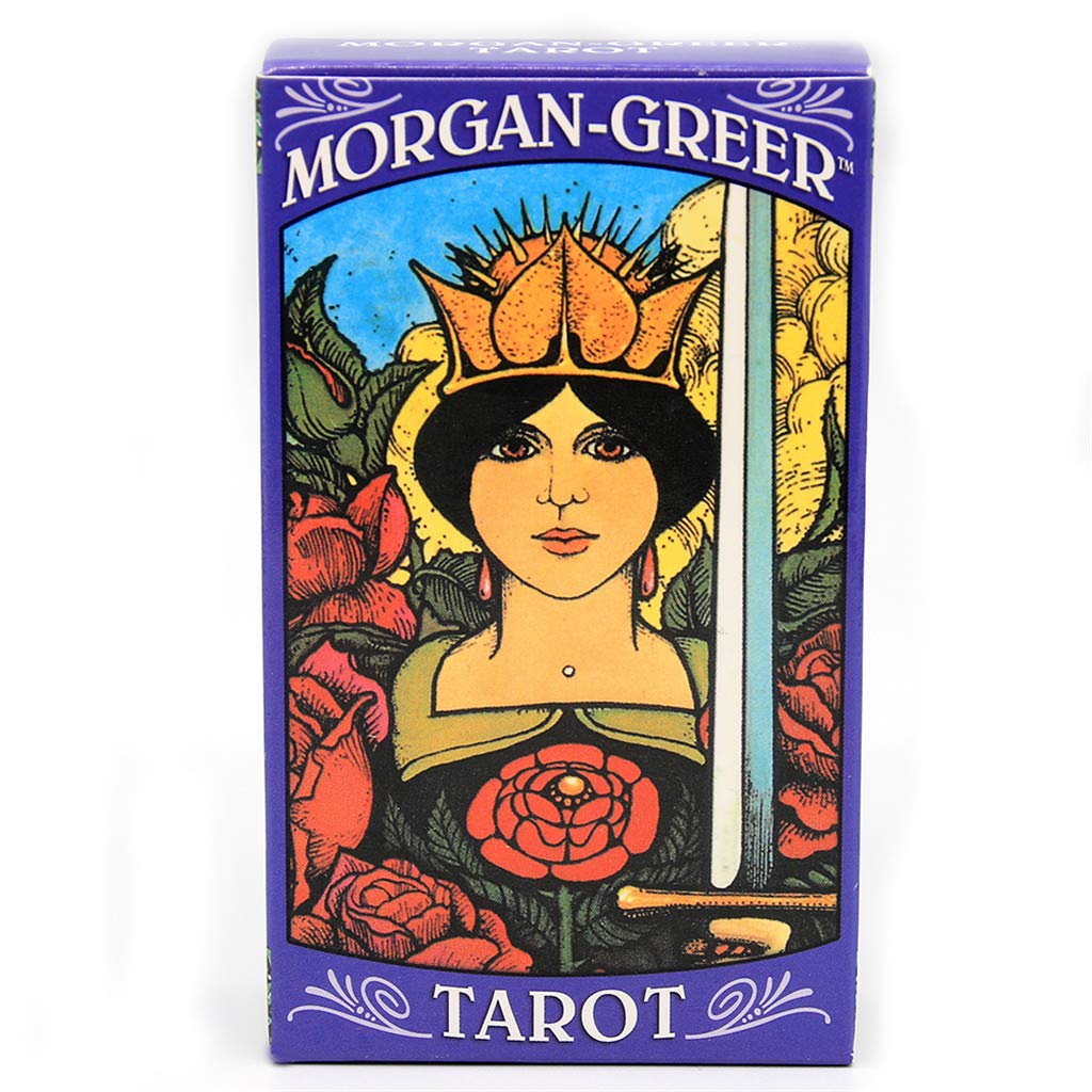 Huluda Morgan Greer Tarot 78 Cards Deck Party Board Game Divination Oracle Playing Card