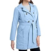 SCOTTeVEST Tabitha Trench Coat for Women - 21 Hidden Pockets - Soft Shell Water Repellent Jacket for Travel & More