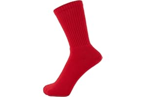ZAKIRA Finest Combed Cotton Terry Lined Athletic Sports Crew Socks for Men, Women
