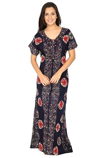 Secret Wish Women's Cotton Nighty Nightdress Free Size