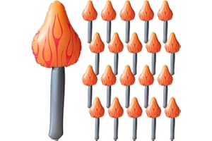 20 Pcs Inflatable Torch Fun Torch Inflates - 16 Inches Torch Props for Olympic Themed Decorations Sports Competition Games St