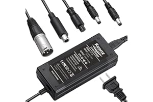 Kssvzz 42V 2A Fast Battery Charger with 5 Plugs - Universal Replacement Charger for 36V Lithium Battery, Compatible with Jetson, Gotrax, Razor, Ninebot, Segway, Swagtron, Hiboy