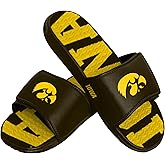 FOCO Iowa Hawkeyes NCAA Mens Gradient Wordmark Gel Slide - S