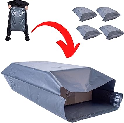 Busta Per Spedizioni 43x60 Cm - Grigia, Autosigillante, In Polietilene, Per Vestiti E Imballaggi - Foto 14