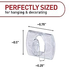 Command Indoor Mini Light Clips, Damage Free