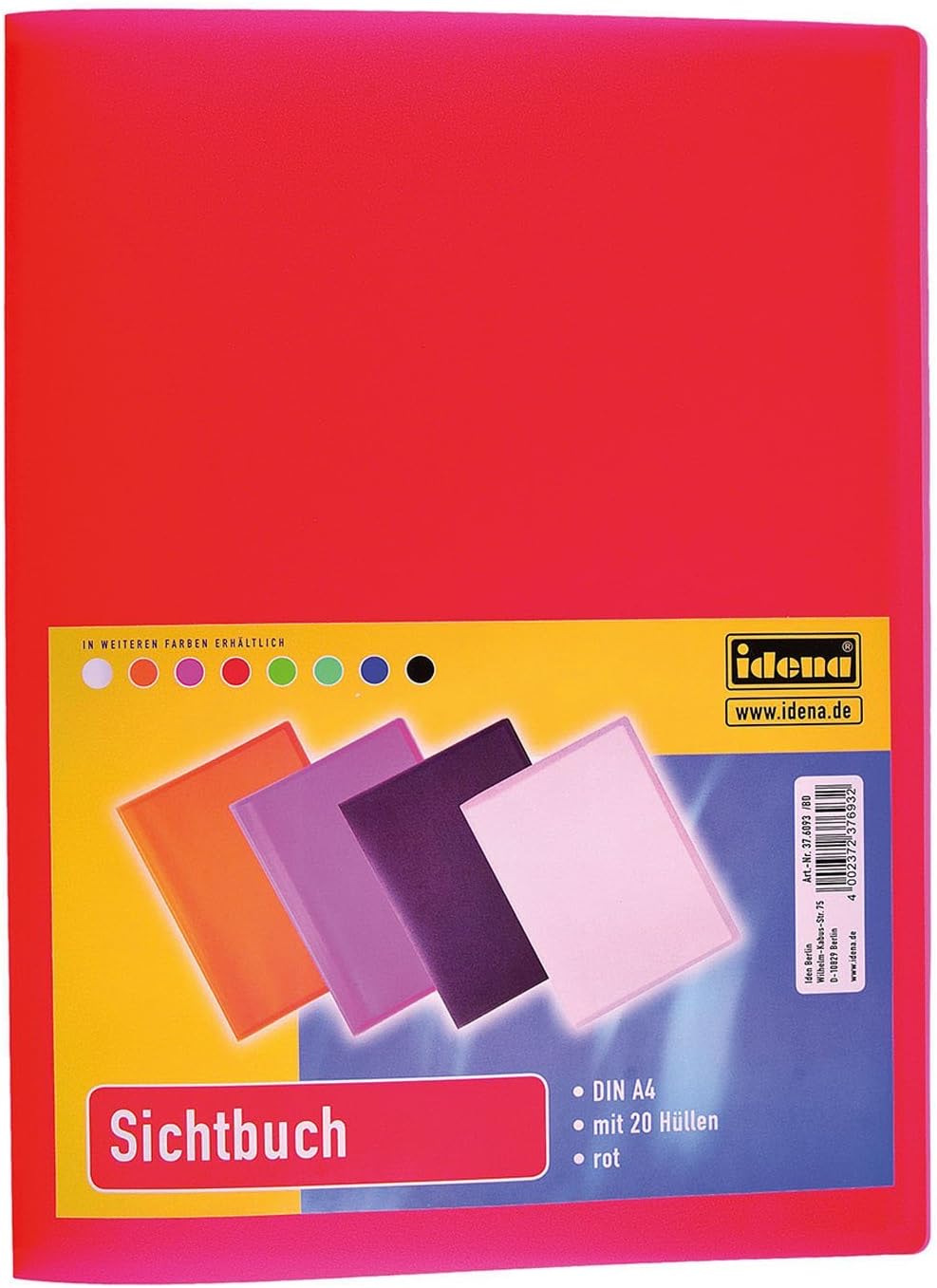 Idena DIN A4 Display Book Display Book red