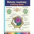 Botany Anatomy Coloring Book: This coloring book is full of happiness, smiling, beautiful For anyone who love Botany Flowers, Leaves, Trees ,Plant ... makes a nice gift for kids ,Boys and Adults