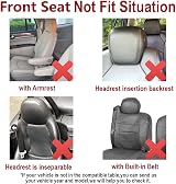 Flying Banner Front and Rear Car Seat Covers Black Purple Full Set view 7