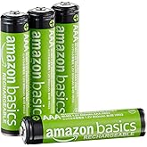 �鶹�� Basics AAA Rechargeable Batteries (4-Pack) Pre-Charged