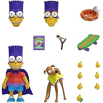 Ultimates The Simpsons Bartman – Boneco dos Simpsons de 18 cm com