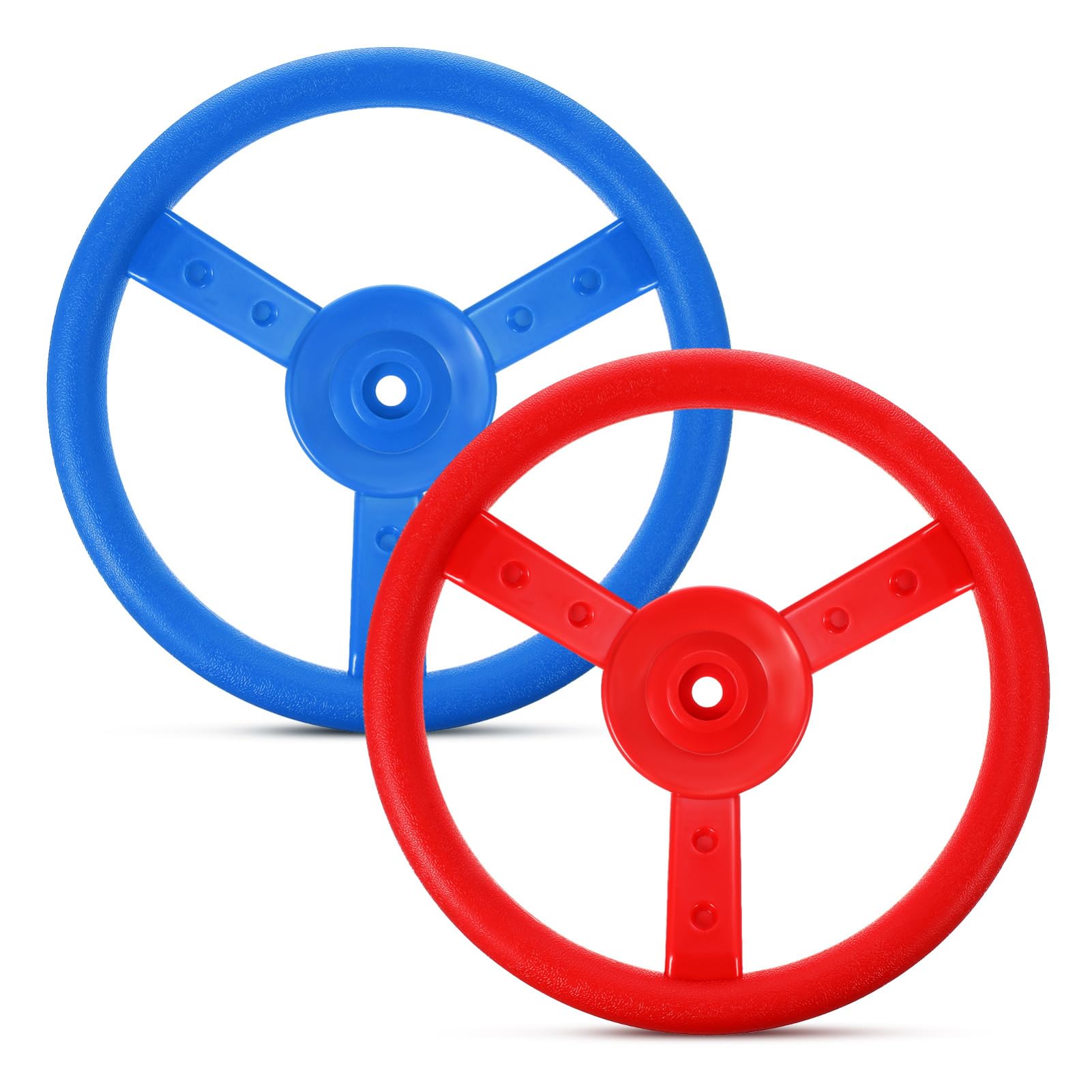 Toyvian Kids Steering Wheel Driving Toy for Pretend Play and Driving Simulation Durable Plastic Playground Accessory Easy Installation for Outdoor Garden and Indoor Playroom