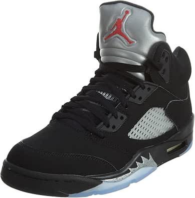 Nike Men's Air Jordan 5 Retro OG, Black/Fire Red-Metallic : Amazon.com.mx:  Ropa, Zapatos y Accesorios
