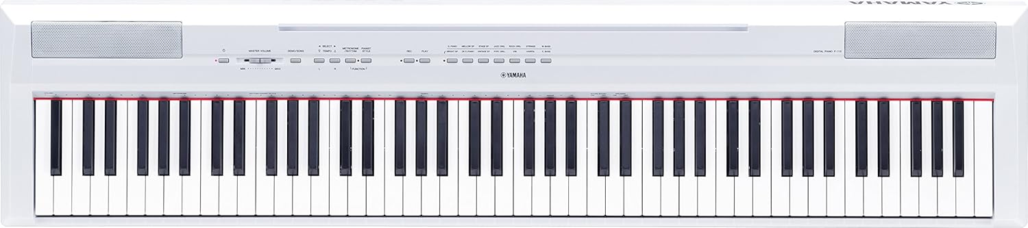 Yamaha P WH Piano digital color blanco