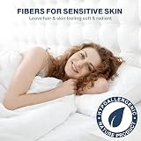 DN 2 Pack Pillow Cases 50x75cm Microfiber Envelope Closure White view 6